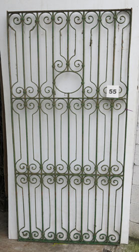 Wrought iron panel